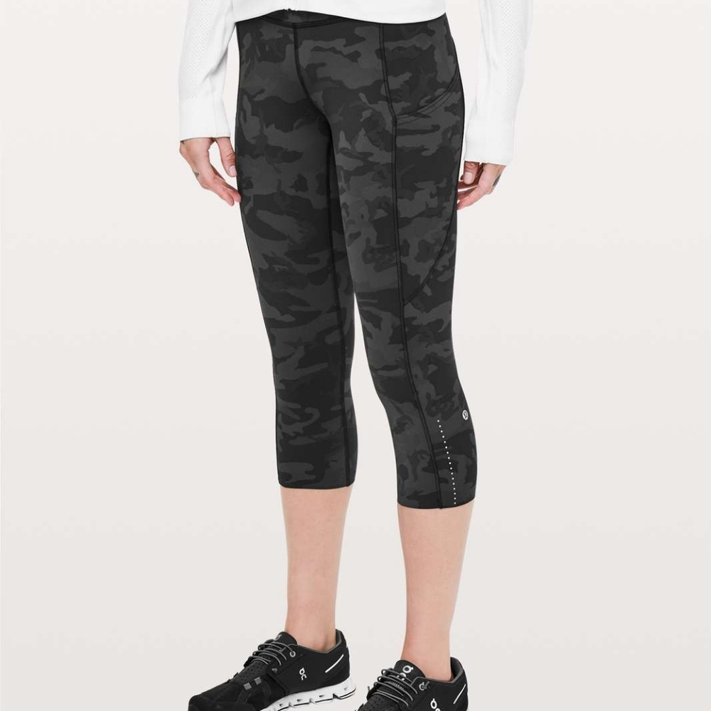 Lululemon Fast and Free Camo Sz4
